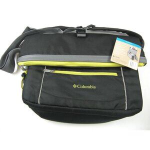 Columbia Insulated Lunch Box Sling Bag Black Crossbody adjustable Strap NWT